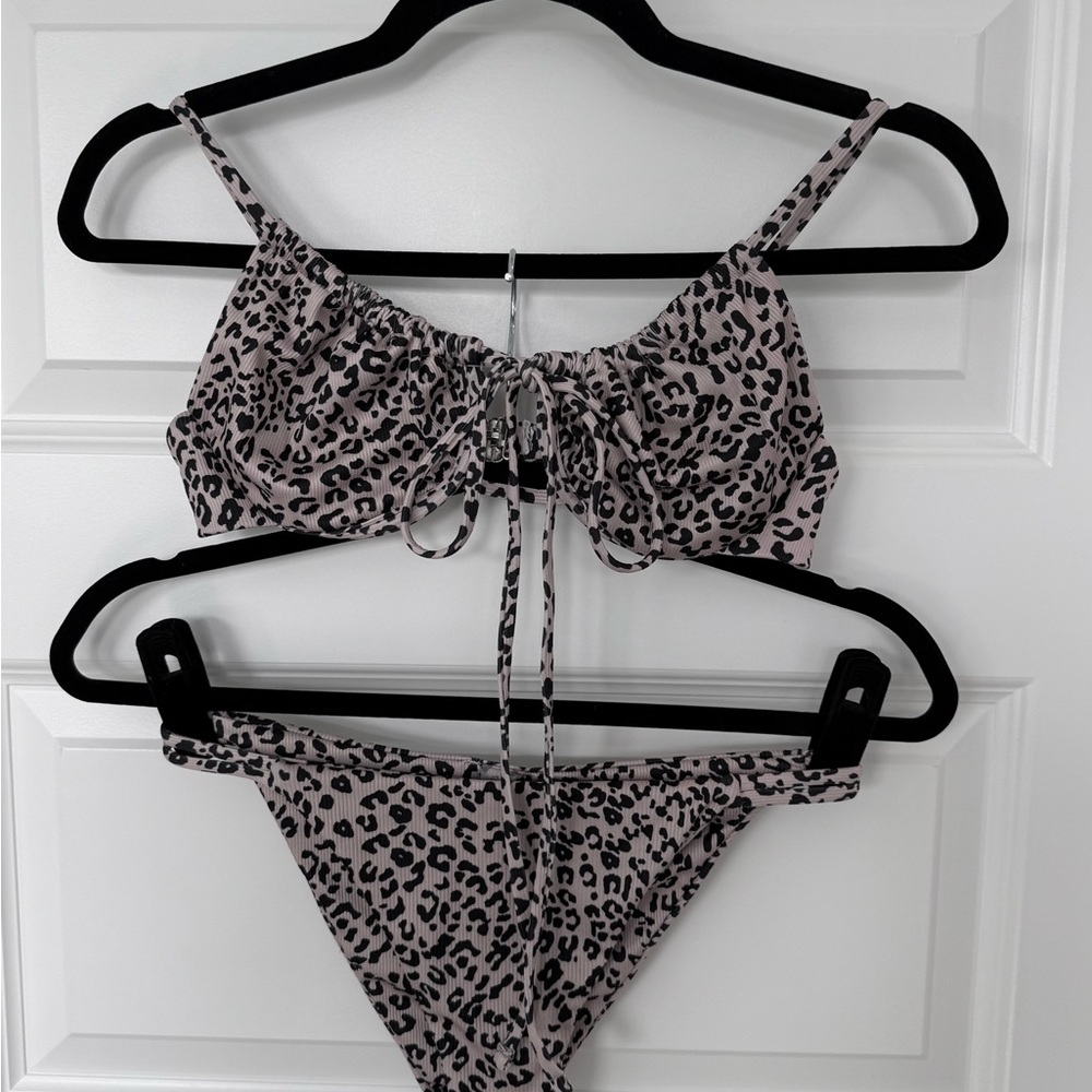 Leopard Print Bikini Set